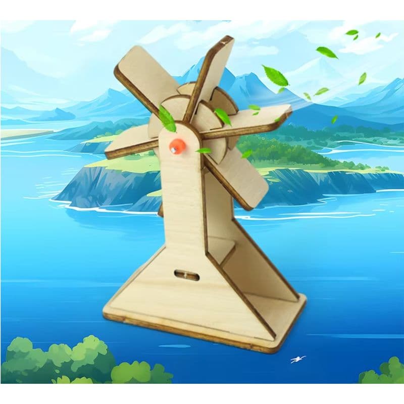 Pludo Water Wheel Hydro Power – DIY STEM Kit for Kids 8–11 | Grade 3–5 Hydroelectric Wheel Project - View 3