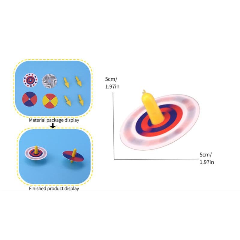 Pludo STEM Magic Spin Colors Kit – DIY STEM Toy for Kids 3–5 | Mont-2 Color Mixing Science Activity - View 3