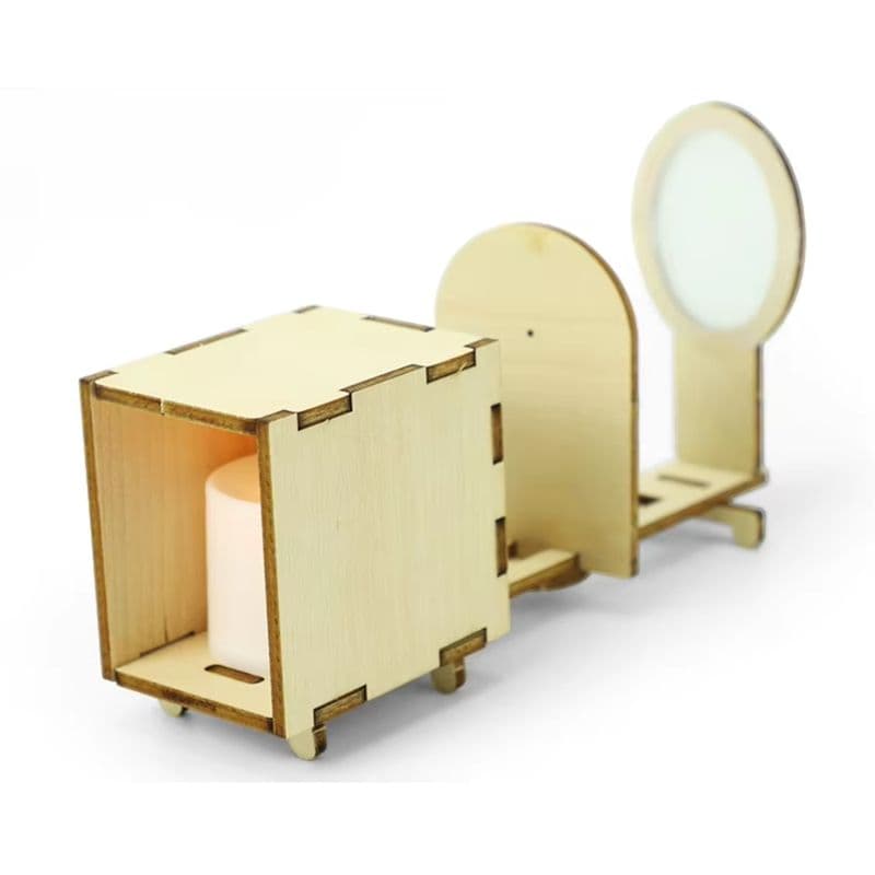 Pludo Pinhole Projector – DIY STEM Kit for Kids 8–11 | Grade 3 to 5 Small Hole Imaging Learning Project - View 3