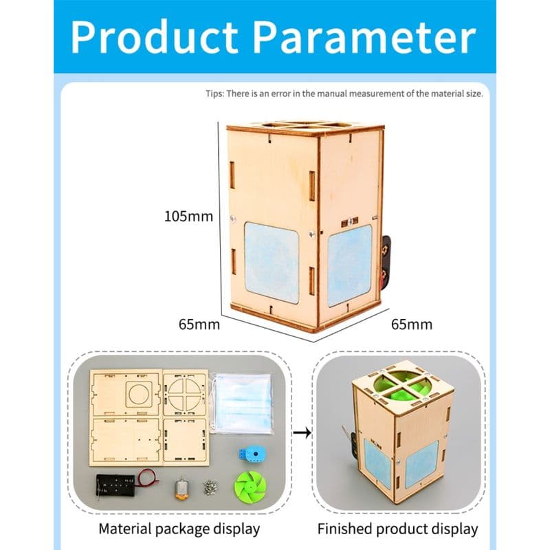 Pludo STEM Air Purifier Kit – DIY Science Kit Learning Toy for Kids 8–11 | Grade 3–5 Air & Filtration Model - View 3