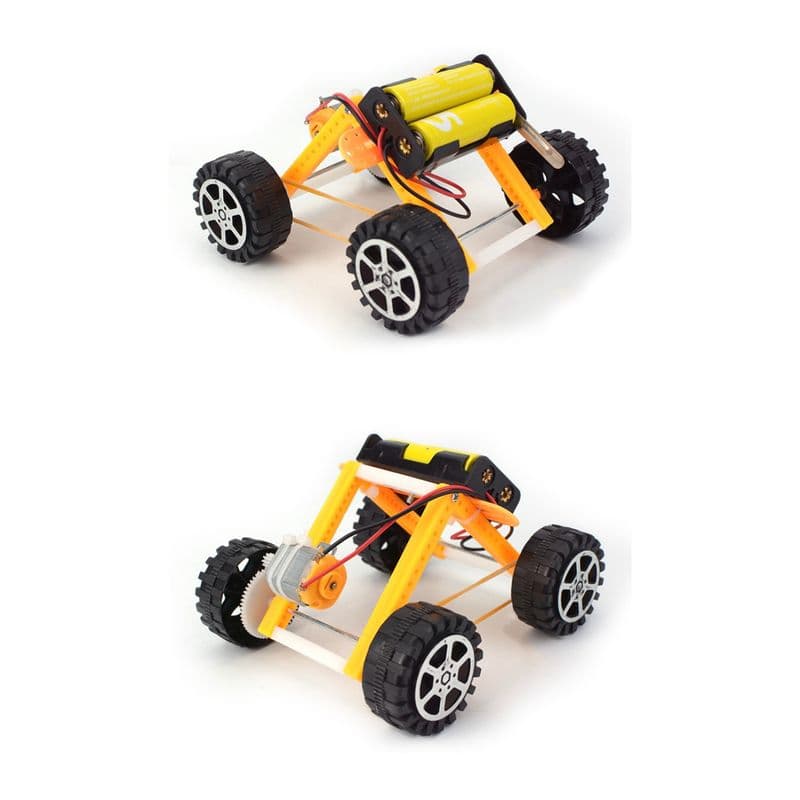 Pludo STEM Kit DIY Rover Builder – Mechanics of Motion DIY Kids Learning Toy for Kids 8–11 | Grade 3–5 Motion & Force Model - View 3