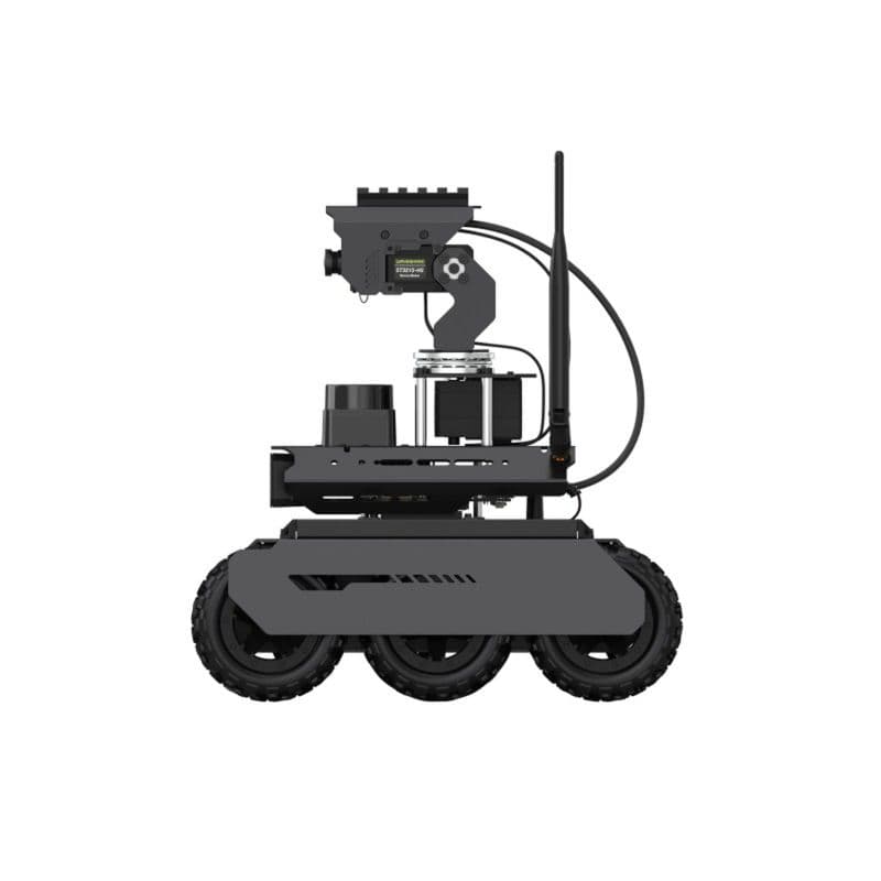 Waveshare UGV Rover ROS 2 Open-source 6 Wheels 4WD AI Robot With Jetson Orin Nano 4GB Kit, Dual controllers, 360° Flexible Omnidirectional Pan-Tilt - View 3