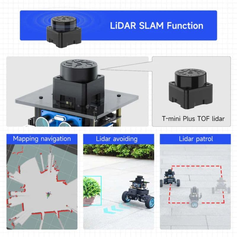 MicroROS Self-balancing Car Robot Support 4KG Load Vision Kit - View 3