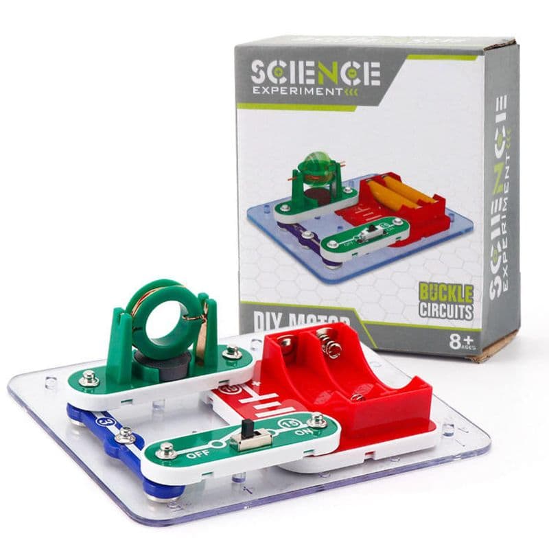 Pludo Build-Your-Own Motor Kit - Electromagnetic Force Interaction Science Toy for Grades 6-7 | Ages 11-12 - View 1