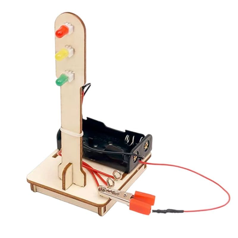 Pludo Signal Logic STEM Kit – Traffic Light Kit Science Toy for Grades 5-6 | Ages 10-11 - View 1