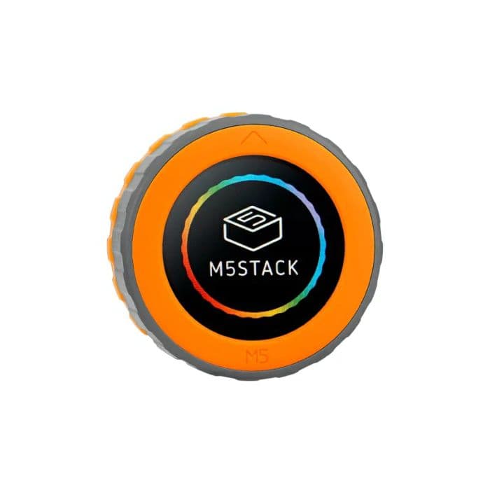 M5Stack Dial - ESP32-S3 Smart Rotary Knob with 1.28" Round Touch Screen - View 1