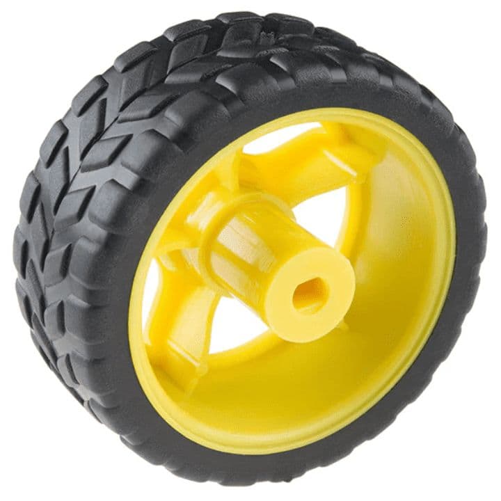 65mm Rubber Wheel for BO Motor - View 1