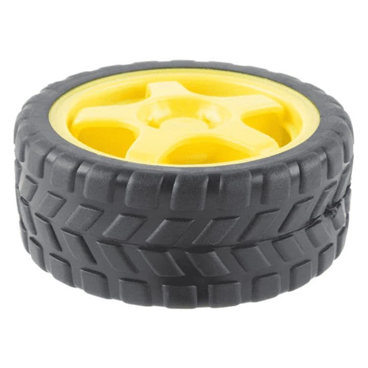 65mm Rubber Wheel for BO Motor - View 3