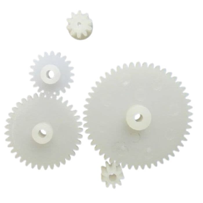 Plastic Gears (5 Types) - View 1