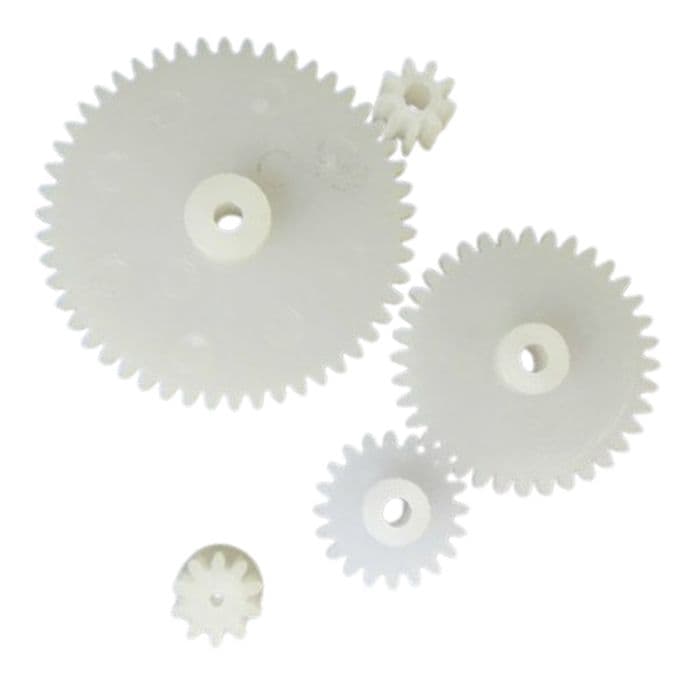 Plastic Gears (5 Types) - View 2