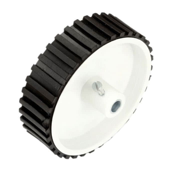 70 x 20 mm Robot Wheel and Tyre for 6mm shaft - View 2