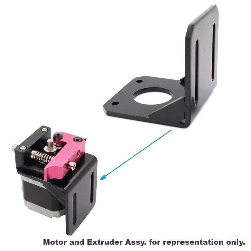 NEMA 17 Mounting L Bracket for Stepper Motor for 3d printer - View 2