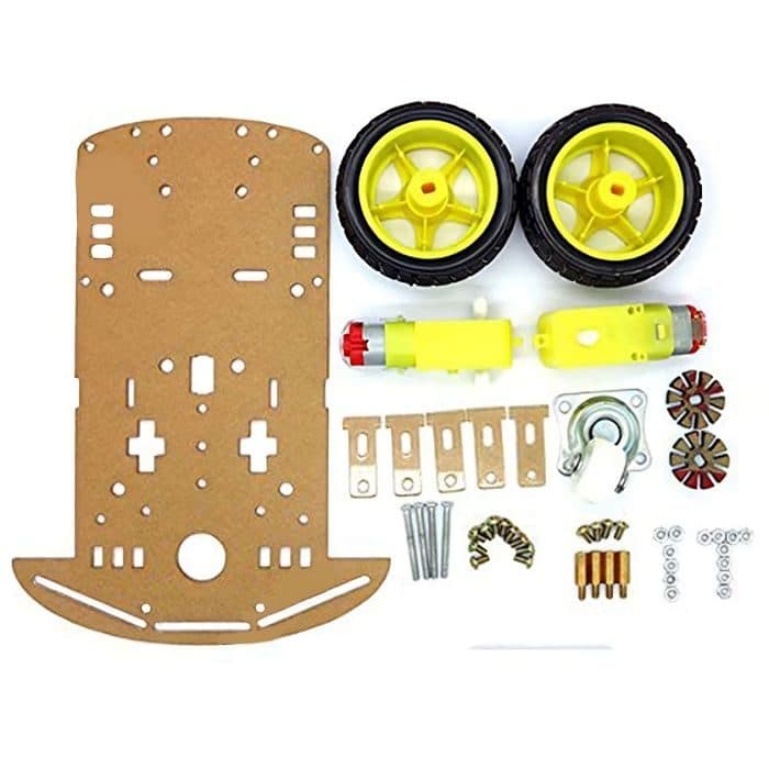 2WD Two Wheel Drive DIY Kit - A Smart Robot Car with Chassis - View 1