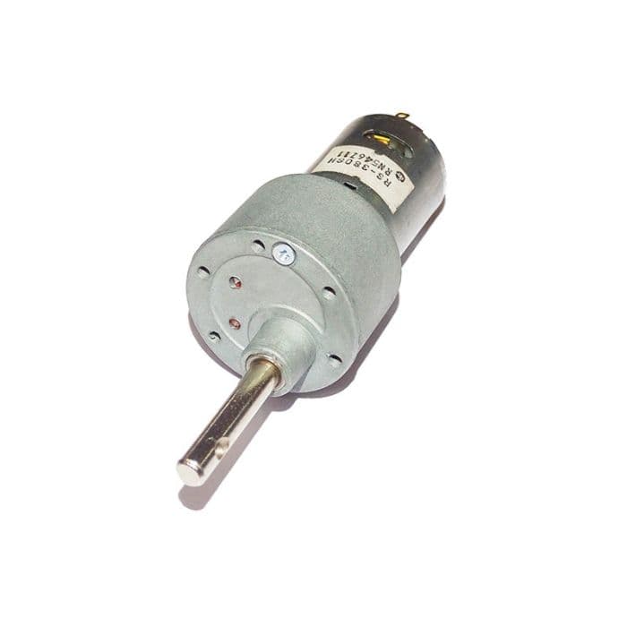 12V DC Johnson Geared Motor 60 RPM (Grade B) - View 2