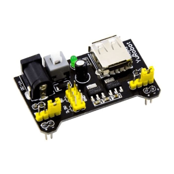 Breadboard Power Supply (3.3V-5V) - View 1