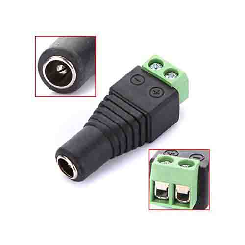 DC Power Female Plug Jack Adapter Connector - View 2