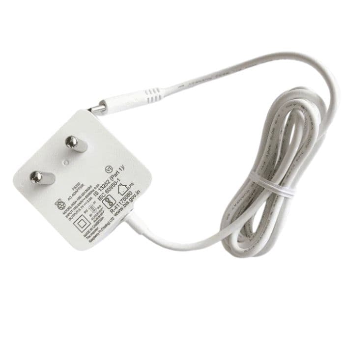 Official Raspberry Pi 4 Power Adapter - View 1