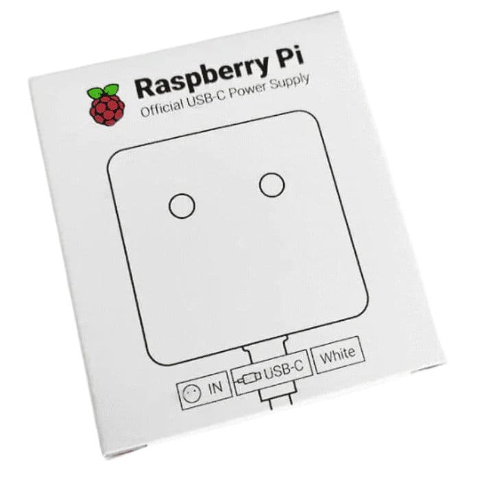 Official Raspberry Pi 4 Power Adapter - View 2