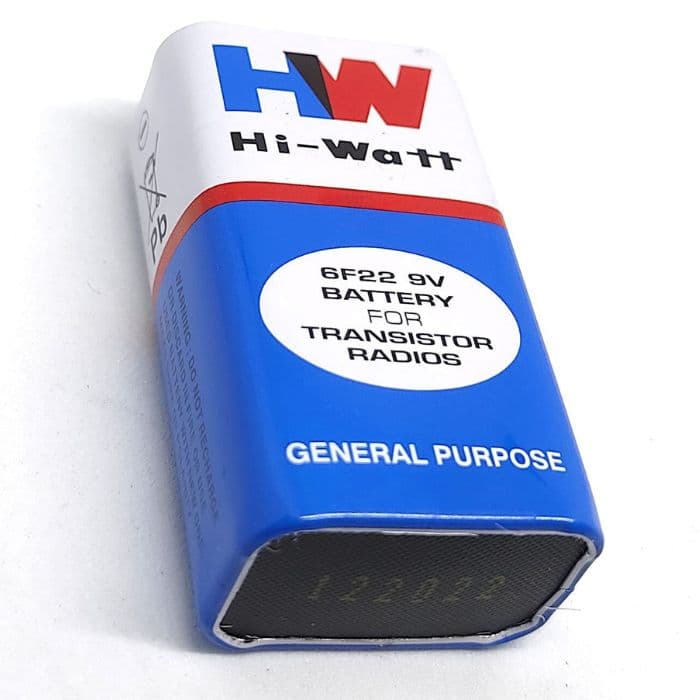 9V Original HW High-Quality Battery - View 1