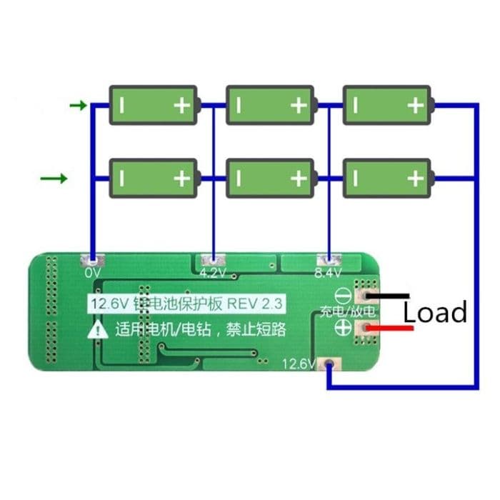 3 Series 20A 18650 Lithium Battery Protection Board - View 3