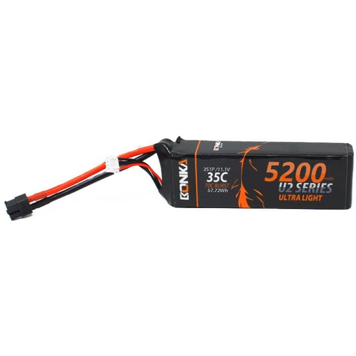 11.1v 5200mah 35C 3S1P Bonka Lipo Battery - View 1