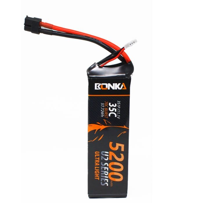 11.1v 5200mah 35C 3S1P Bonka Lipo Battery - View 2