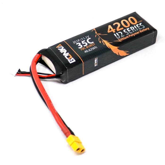 11.1v 4200mAh 35C 3S1P Bonka LiPo Battery - View 1