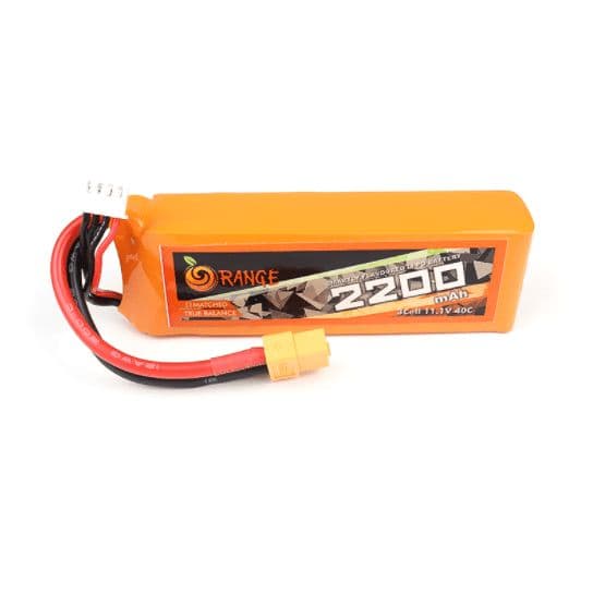 11.1V 2200mAh 3S 40C/80C Lithium polymer battery - View 1