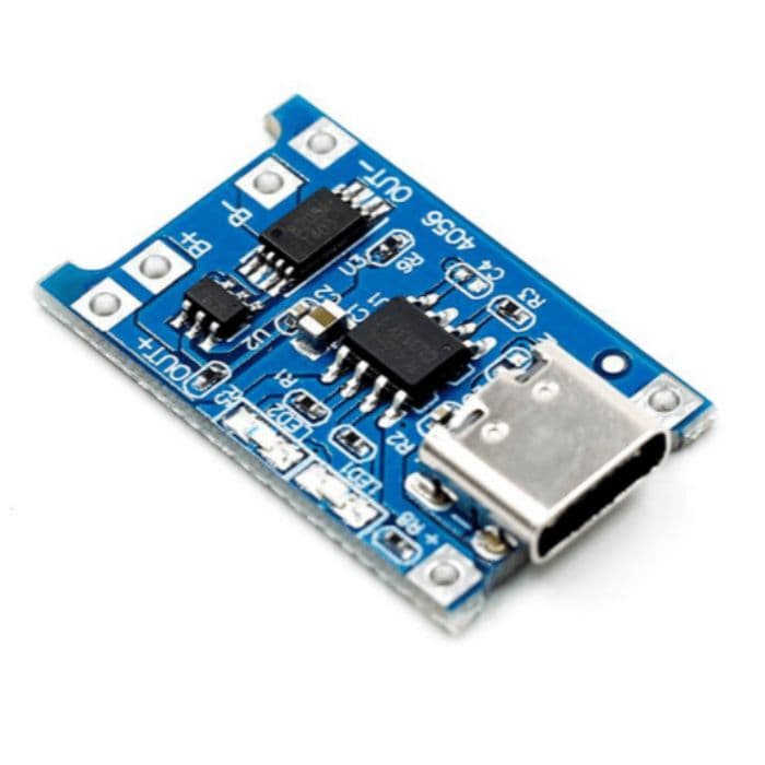 TP4056 Battery Charger C Type Module with Protection - View 3