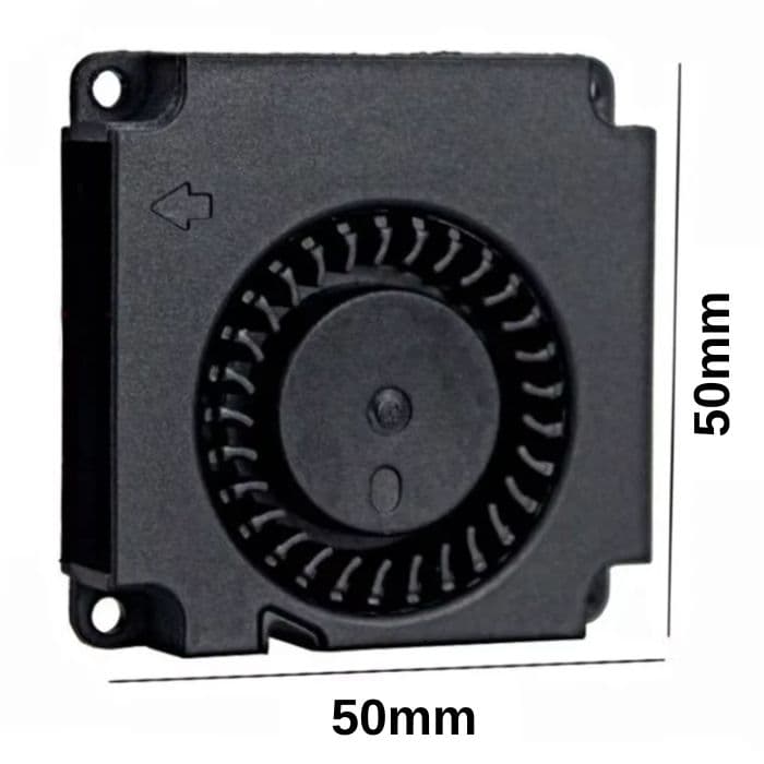 DC 12V 4CM 5010 Double Ball Cooling Fan Durable Turbo Blower for 3D Printer - View 2