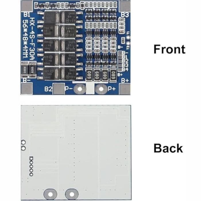 Flash 4S 30A 148V Li-Ion Lithium 18650 Battery Protection Board - View 3