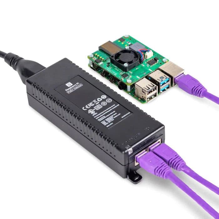 Official Raspberry Pi PoE+ Injector for Raspberry Pi Boards - View 3