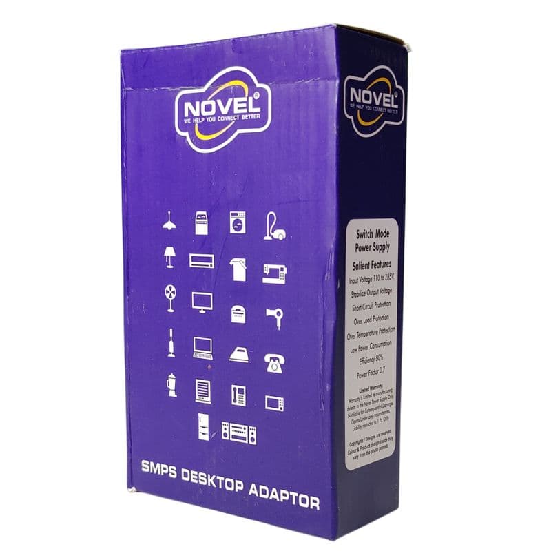 NOVEL 12V 5Amp Industrial Grade SMPS Power Adapter - View 2