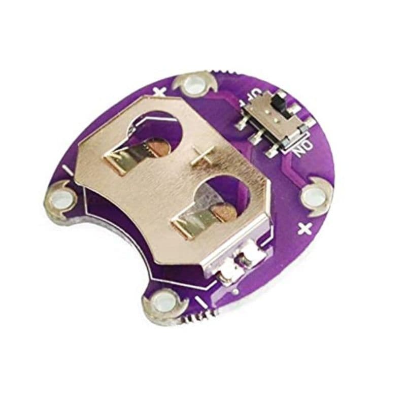 LilyPad CR2032 Coin Cell Battery Holder - View 1