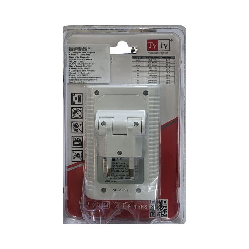 TYFY Multi Charger X2 WITH 9V BATTERY OPTION - View 2
