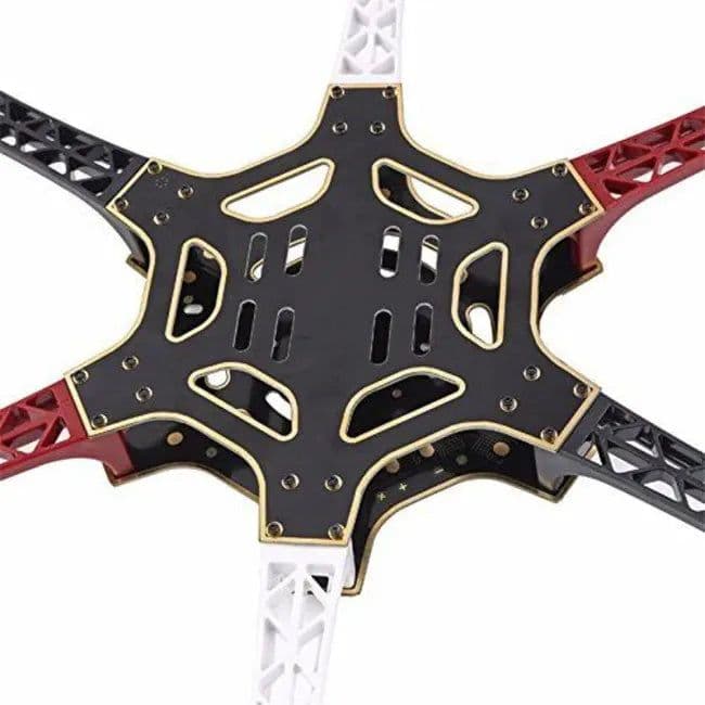 HF550 HJ550 6-Axis DJI Hexacopter Frame Airframe kit, Integrated PCB Wiring for DJI, KK, MK, MWC - View 3