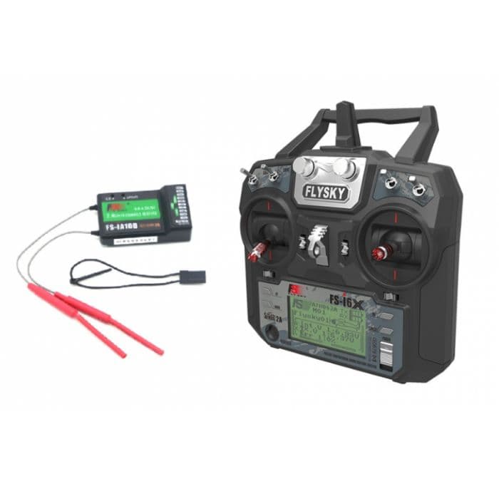 Fly Sky FS-i6X 2.4GHz 6CH AFHDS 2A RC Transmitter With FS-iA10B 2.4GHz 10CH Receiver - View 1