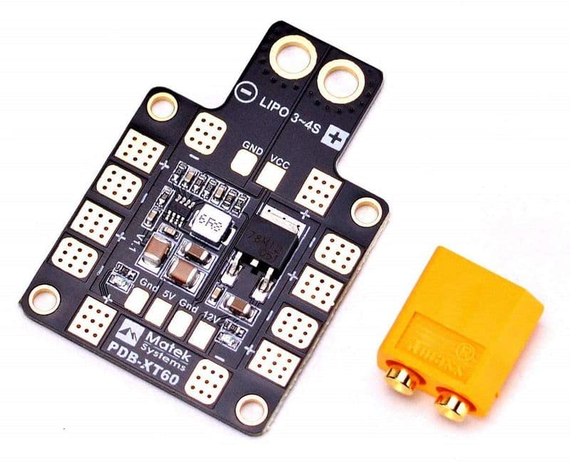 Matek Systems PDB-XT60 Power Distribution Board - View 1
