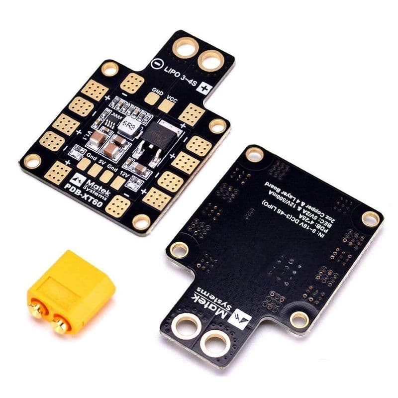 Matek Systems PDB-XT60 Power Distribution Board - View 3