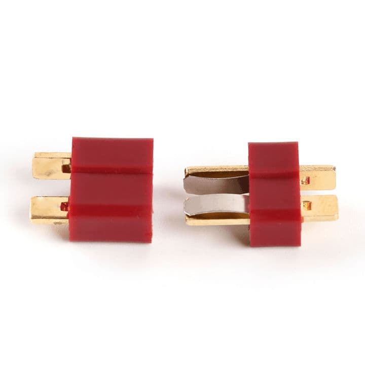 T Plug Deans Connector for LiPo Battery Male and Female Pair - View 2