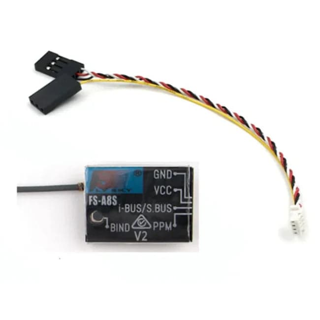 FlySky FS-A8S 2.4G 8CH Mini Receiver Module Rev 2 - View 1