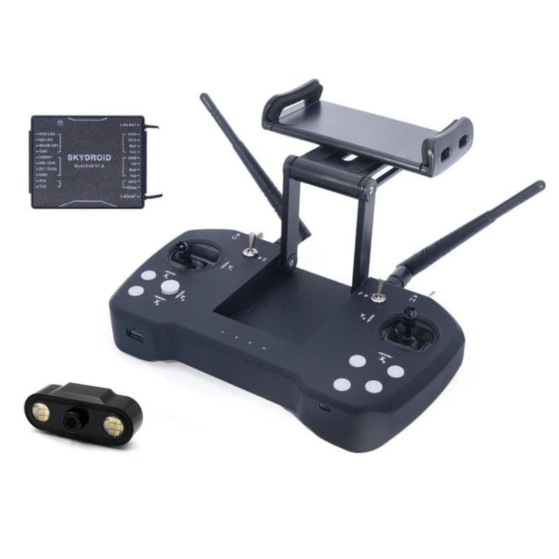 SKYDROID T12 2.4GHZ 12CH REMOTE CONTROL WITH CAMERA - View 1