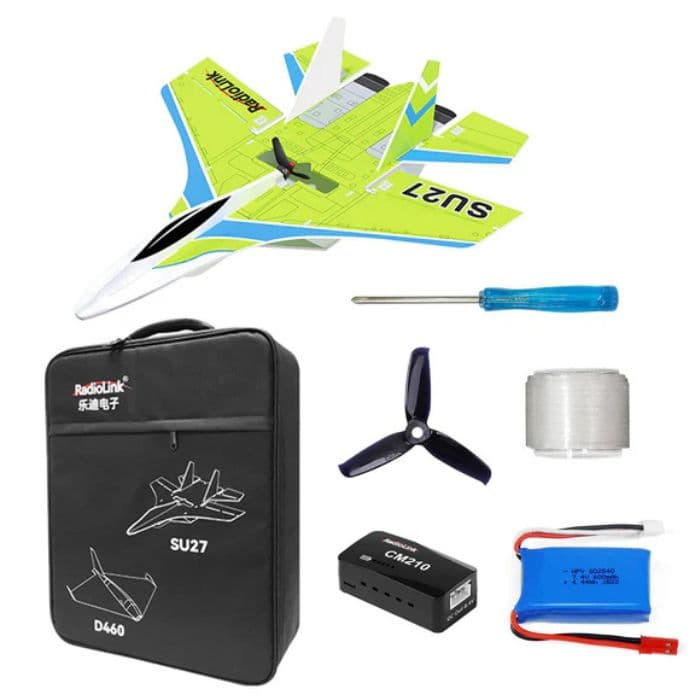 Radiolink SU27 Fighter RC Plane Radio Controlled Airplane(RTF) 4000KV Brushless Motor Fixed Wing Gyroscope Assist for Beginners - View 1