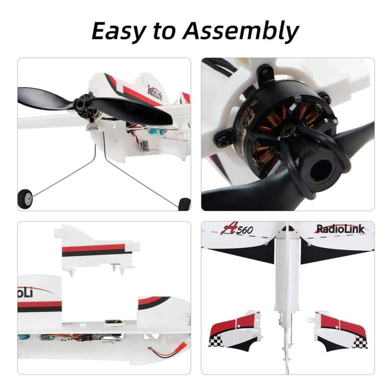 Radiolink A560 PNP RC Airplane with 6 Flight Modes (No Radio/Receiver/Charger) - View 3