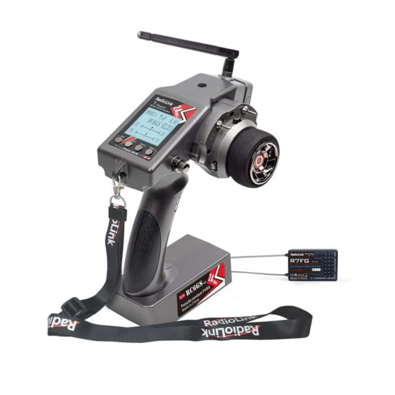 Radiolink RC6GS V3 7CH 2.4GHz RC Transmitter and 7CH R7FG Receiver with Waterproof Gyro - View 2