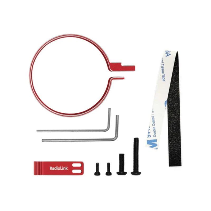 Radiolink Alloy Steering Wheel Trigger for RC8X, RC4GS, RC6GS, Flysky NB4, Futaba 7PX, X6/X4 (Red/Black) - View 2