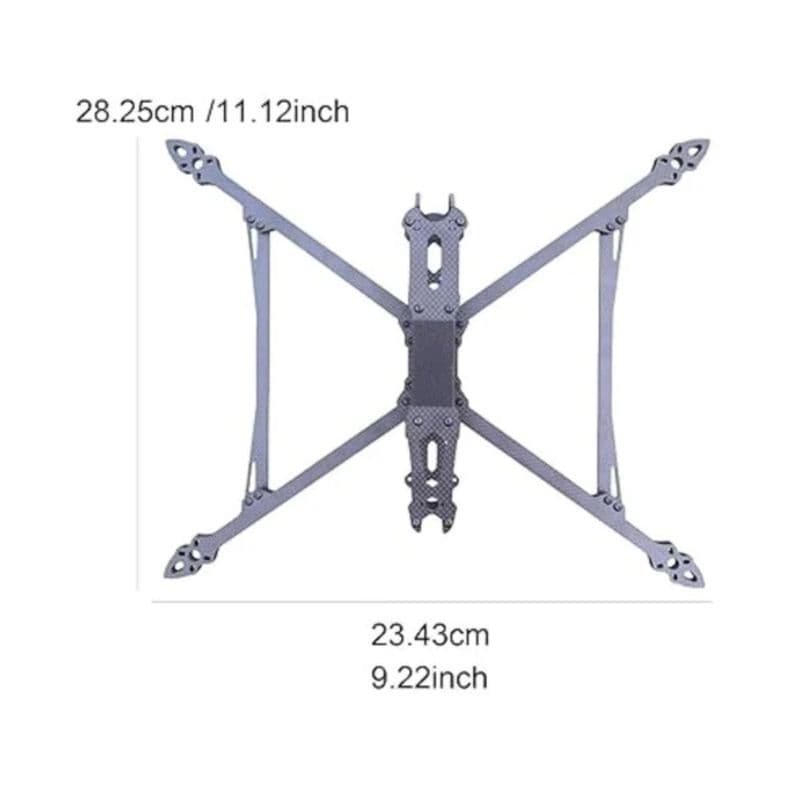 MARK4 V2 8-Inch 367mm Carbon Fiber High-Performance Drone Frame for FPV Racing & Freestyle- RS7244 - View 2