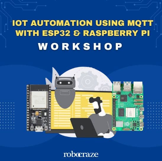 IoT Automation using MQTT with ESP32 & Raspberry Pi (7th & 21st December 2024) - View 1