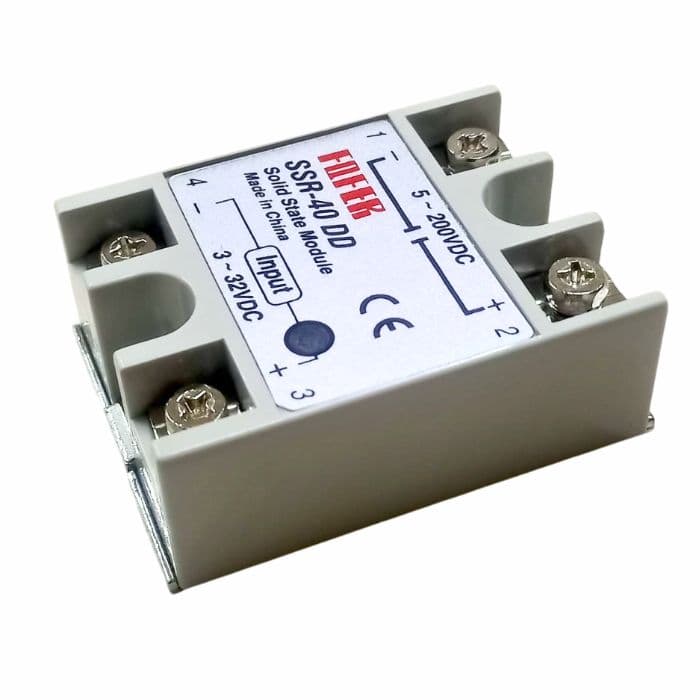 SSR-40DD DC 3-32V Input to DC 5-200V Solid state relay - View 1
