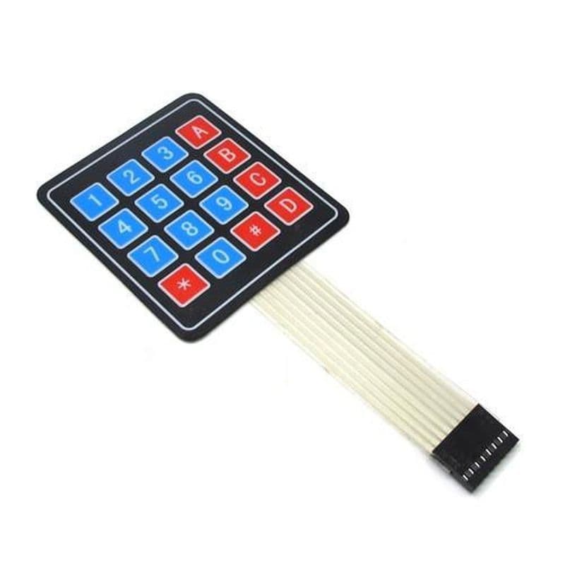 4x4 Membrane Keypad - View 1
